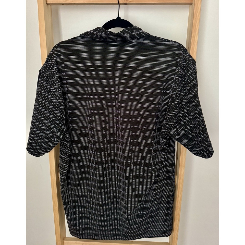 Nike Fit Dry Golf men's polo shirt short sleeve half button front Medium (B3) - Picture 2 of 4